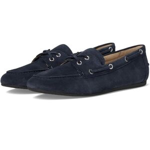 Marc Fisher Dark Blue Suede Slip-Ons